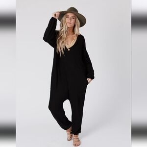 Three Birds Nest: The Perfect Long Sleeve Harem Jumpsuit-S